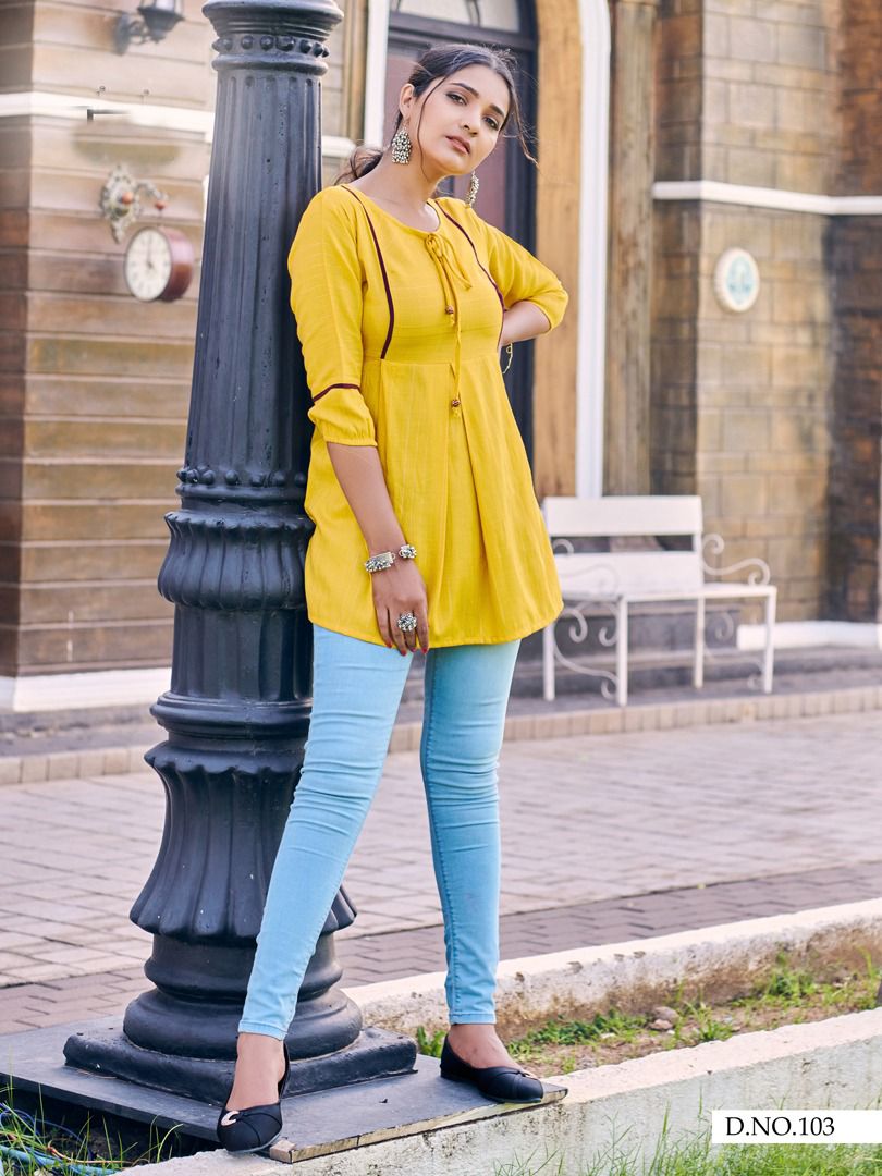 Slub Tops - Pale Yellow